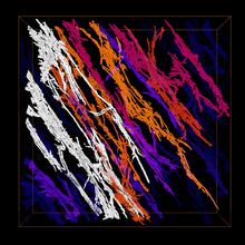 image of a 3D volume reconstruction of a forest of carbon nanotubes (CNT) embedded in epoxy