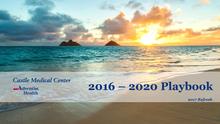 photo depicts beautiful ocean scene on the cover of the 2016-2020 strategic playbook of the organization