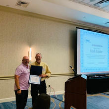 OLSS Member, Mark Keisler, being recognized at the 2019 OLSS Meeting