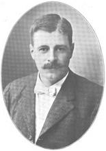 Photograph portrait of Allen Hazen in 1911. 