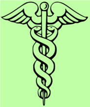 The Caduceus, a symbol of medicine