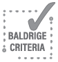 Baldrige Criteria with a check mark.