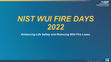 NIST WUI FIRE DAYS Highlight