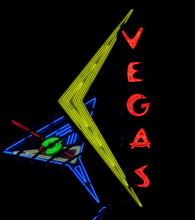 Historic Vegas neon sign, Freemont Street, Las Vegas, Nevada, 2009.