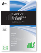 2023-2024 Baldrige Excellence Builder Cover