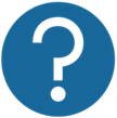 Question Mark Blue Clip Art Image