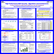 High Performance BGP Security:  Algorithms and Architectures