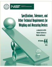 Cover page for 2023 NIST Handbook 44