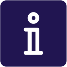 Purple Information Icon