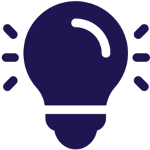 Purple Lightbulb Image