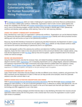 Human Resources Successful Strategies for Cybersecurity Hiring Cover Page