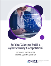 Cover page for the report on how to build a competition