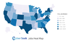 CyberSeek 2023 Heat Map