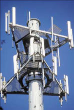 A cellular tower