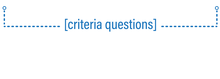 Criteria Questions dotted bottom line separator