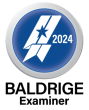 2024 Baldrige Examiner Badge PNG Format