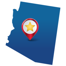state star graphic of Tempe AZ