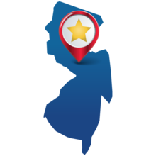 AIDRIFIC Awardee State Star graphic on Princeton NJ