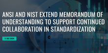 ANSI and NIST Extend MOU