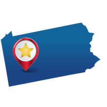 PMT state star graphic of Youngwood, PA