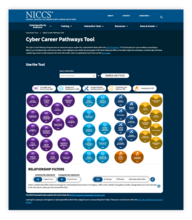 Cyber Career Pathways Tool Website Image