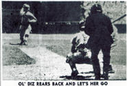 Dizzy Dean rears back