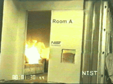 Room A (no sprinkler) at 90 s