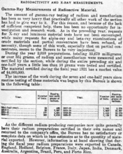 Director's Annual Report from 1922