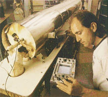 Engineer John Lowe with NIST-7