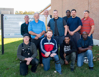 Back Row: Ranneberger, Brusko, Meyer, Scaccia, Williams, Daniels, Rohrbaugh Front Row: Fagan, Buhrman, Miller, Statia