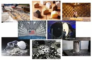 Photo collage of images representing some of the NVLAP Accreditation Programs