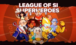 Graphic of League of SI Superheroes