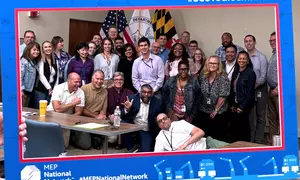 group of people in a selfie frame