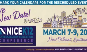 New NICE K12 Conference Banner for Reschedule Announcement