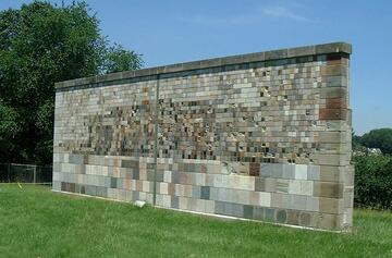 Large view of wall
