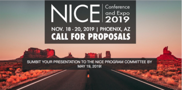 2019 NICE Conference Call for Proposals