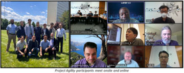 Project Agility participants meet onsite and online