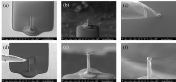 Colloidal probe tip fabrication