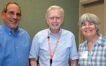 Photo of Jane Poulter, Curt Reimann, and Harry Hertz