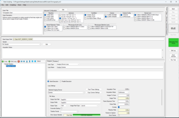 Main tab of DataScripting program