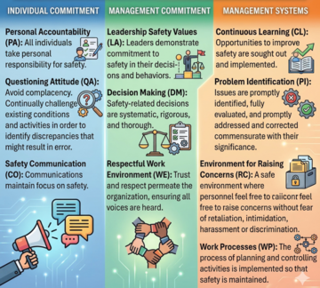 Categories and Traits of a Healthy Safety Culture