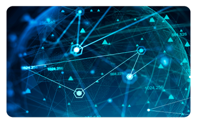 image of data network globe