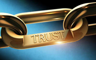 Trust word as symbol in chrome chain 