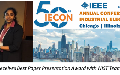 Dr. Serrano and team receive best paper presentation award at 2024 IEEE IECON international conference