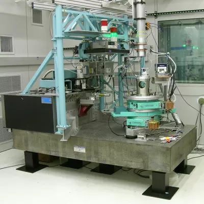 Picture of PBD set up for wavelength measurement