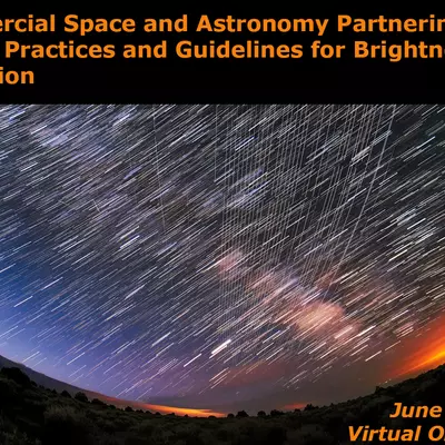 CommSpace and Astronomy Partnering in Best Practices & Guidelines for Brightness Mitigation