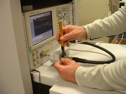 The electronic verification unit being connected to a VNA