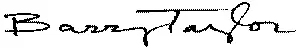 Barry Taylor signature