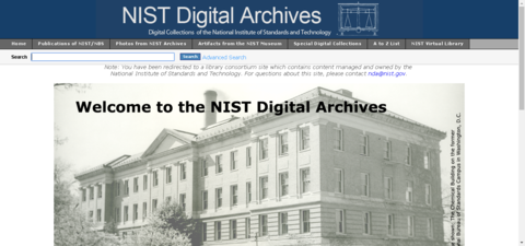 NIST Digital Archives