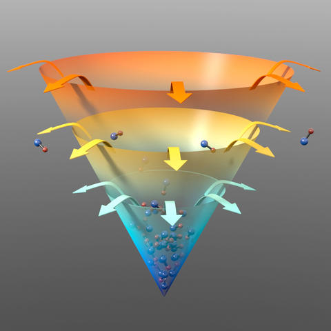 magnetic trap for evaporative cooling